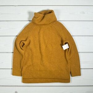 Madewell Mercer Thick Ribbed Knit Turtleneck Sweater